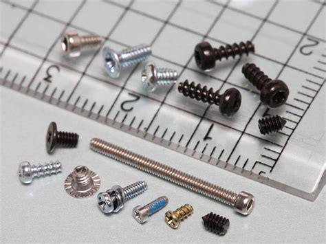 micro screws miniature fasteners.